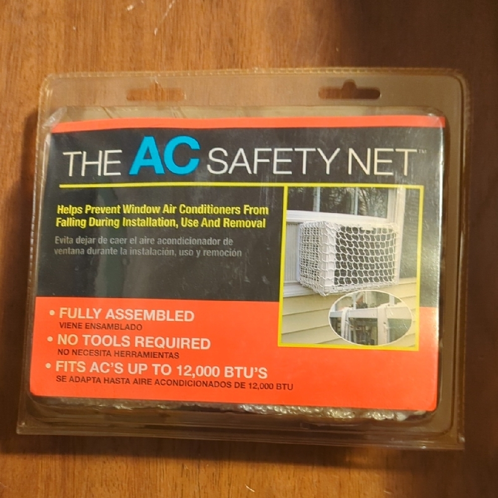 NEW AC Safety Net for Window Air Conditioners New Security